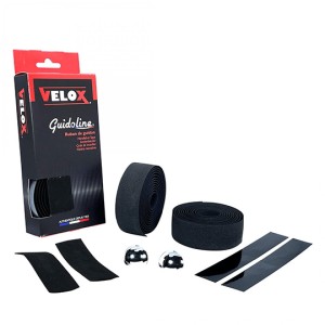 Velox owijki na kierownicę Maxi Cork Gel czarne (2 szt.)