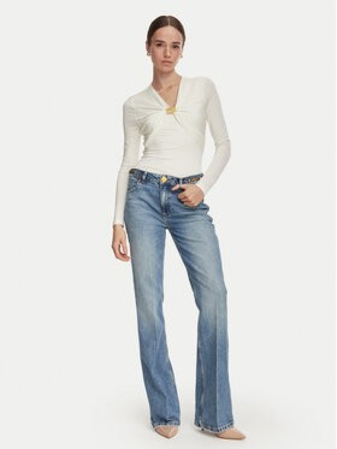 Marciano Guess Bluzka G6YP05 K5118 Kremowy Regular Fit