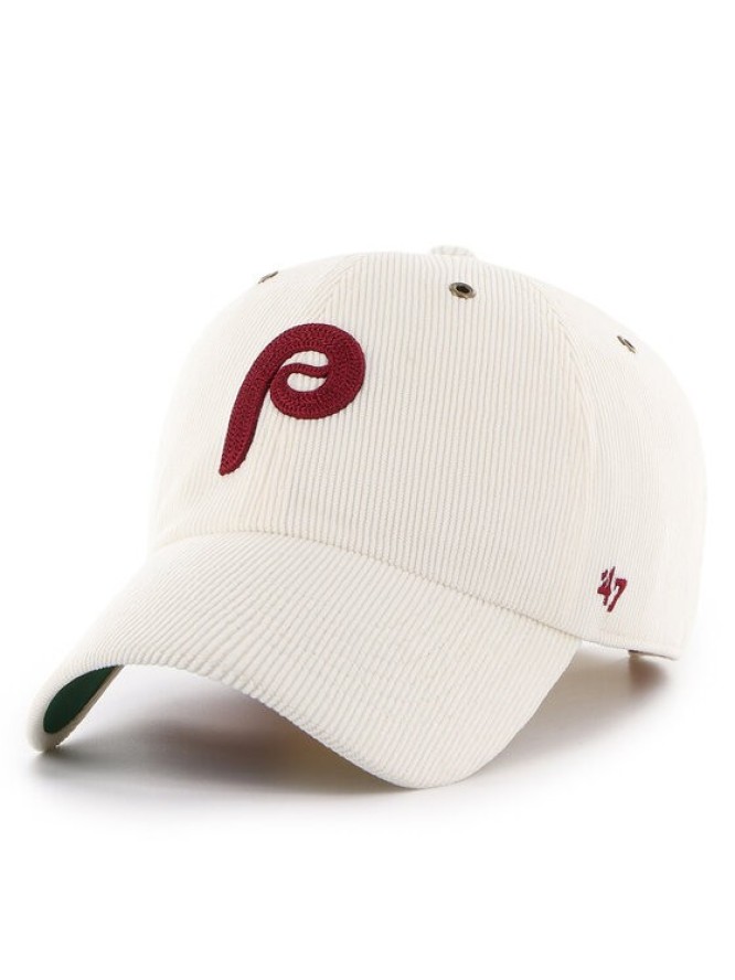 47 Brand Czapka z daszkiem MLB Philadelphia Phillies B-TCDCU19IWS Écru