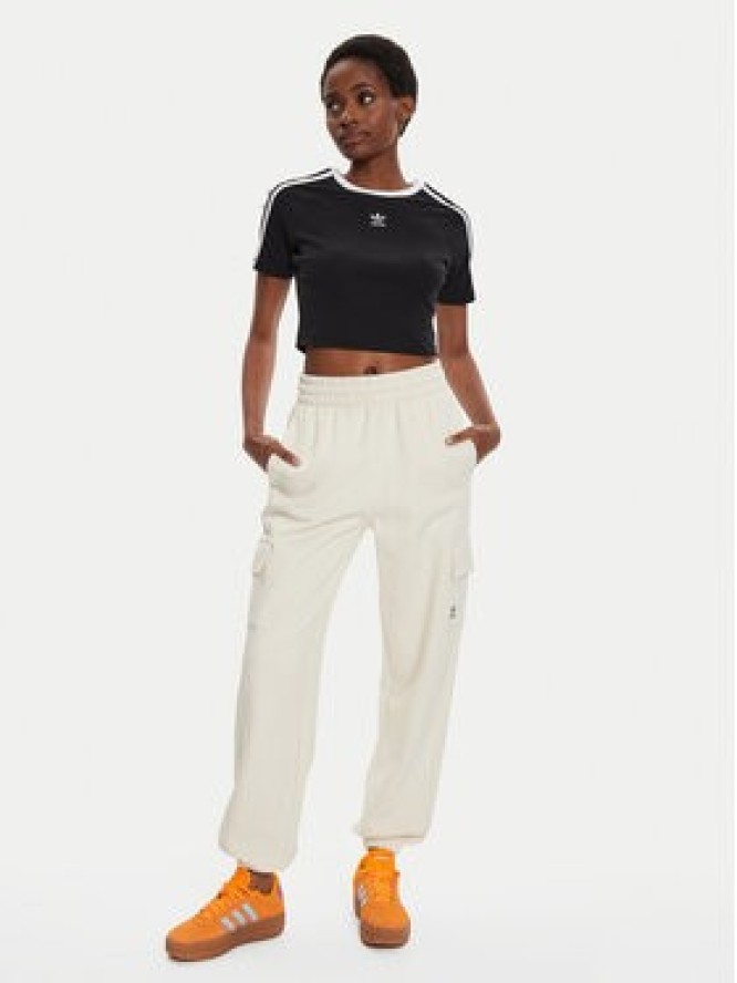 adidas T-Shirt 3-Stripes Baby IU2532 Czarny Slim Fit