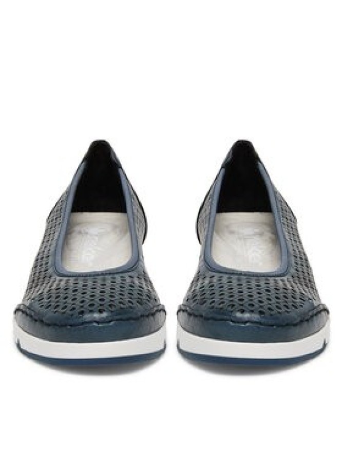 Rieker Baleriny CEO-L3065-14 Granatowy
