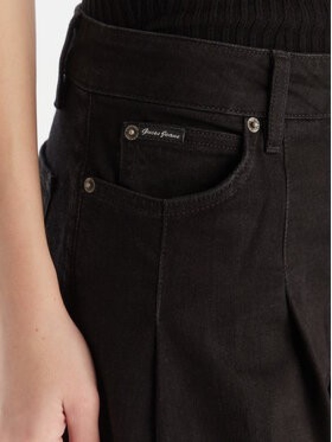 Guess Jeans Jeansy W5BA2U D0141 Czarny Wide Leg