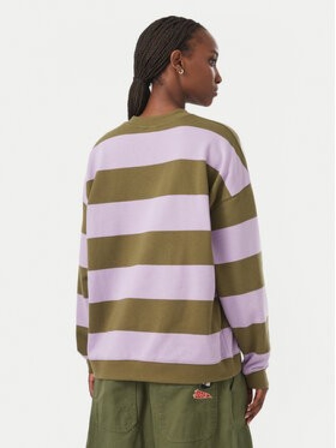 Roxy Bluza Strictly Stripes ERJFT05071 Khaki Regular Fit