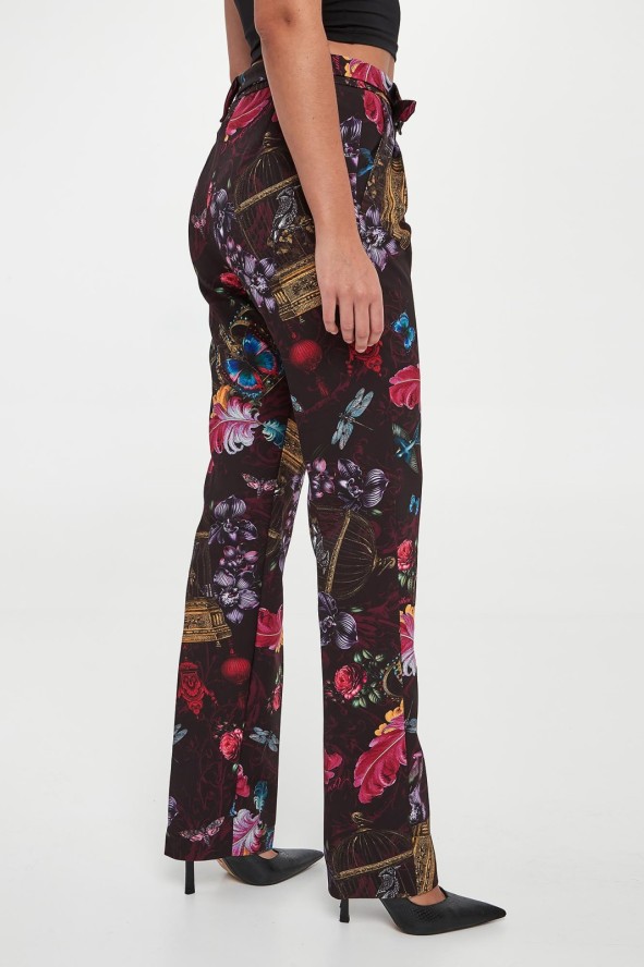 Spodnie damskie we wzór VERSACE JEANS COUTURE