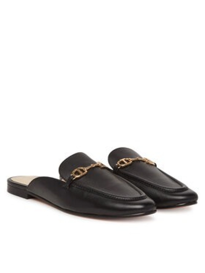 TWINSET Klapki 251TCP136 Czarny