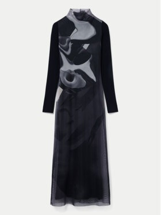 Desigual Sukienka codzienna Lincoln 24WWVK58 Szary Slim Fit