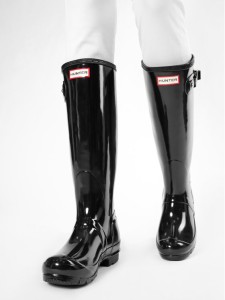 Hunter Kalosze Original Gloss W23616 Czarny