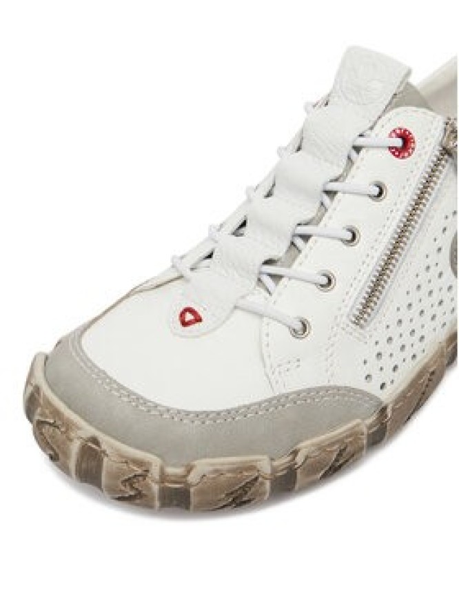 Rieker Półbuty L0355-80 Biały