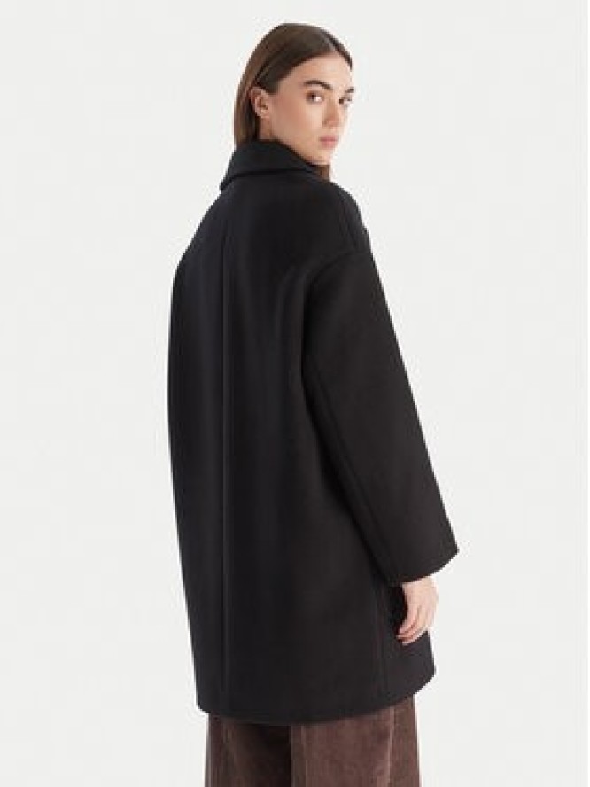 MAX&Co. Płaszcz wełniany 2526016023200 Czarny Regular Fit