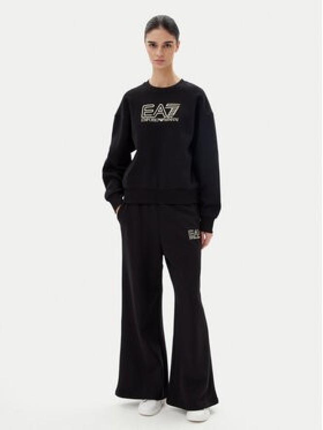 EA7 Emporio Armani Spodnie dresowe 7W000106 AF12473 MC004 Czarny Loose Fit