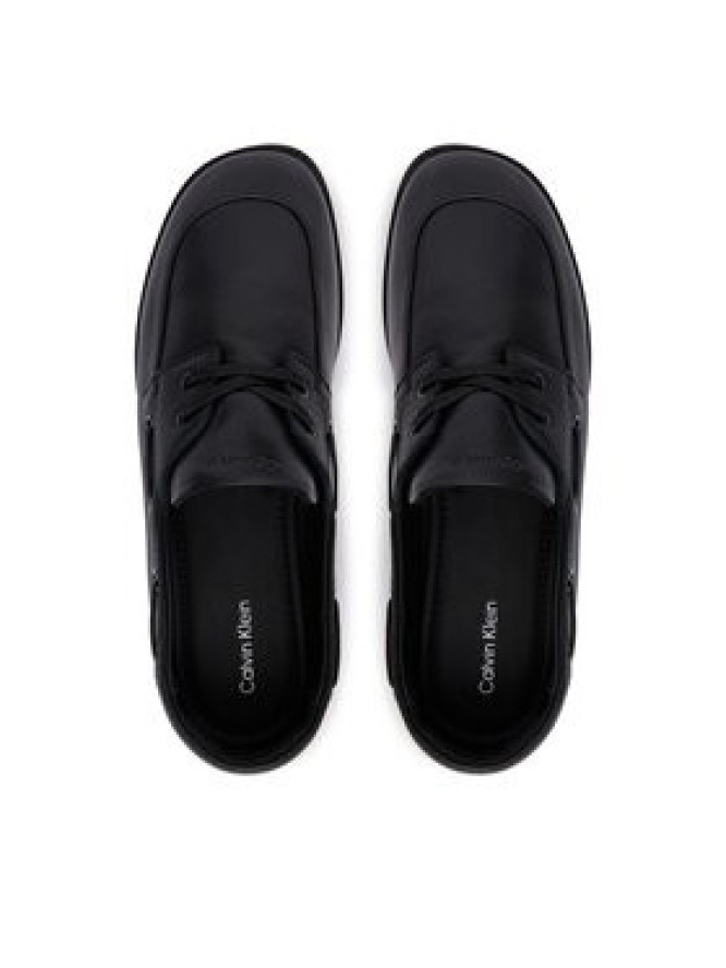 Calvin Klein Półbuty Ess Boatshoe Lth HW0HW03116 Czarny