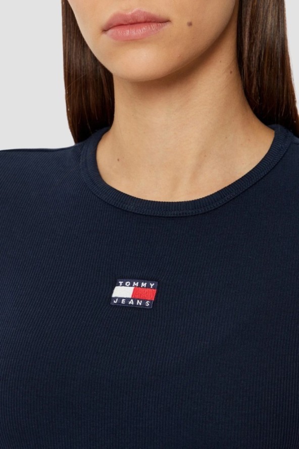 TOMMY JEANS Granatowy t-shirt damski, Rozmiar XL