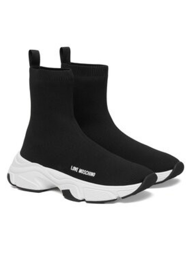 LOVE MOSCHINO Sneakersy JA15386G1OIY8000 Czarny
