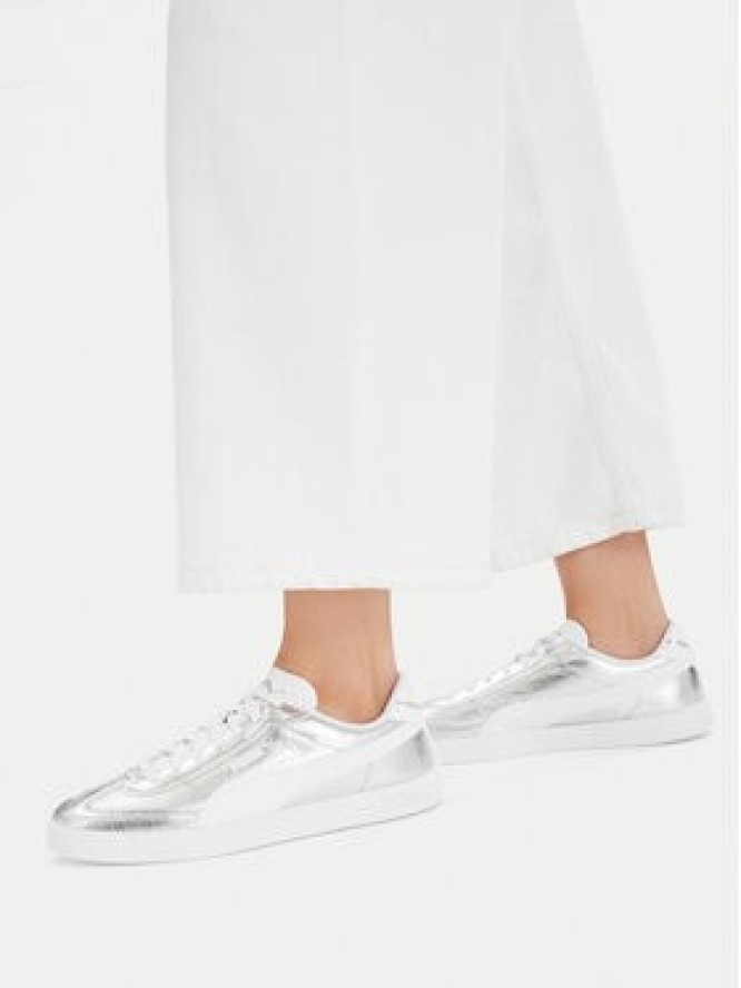 Puma Sneakersy Club II Era Metallic Whisper 404461 02 Srebrny