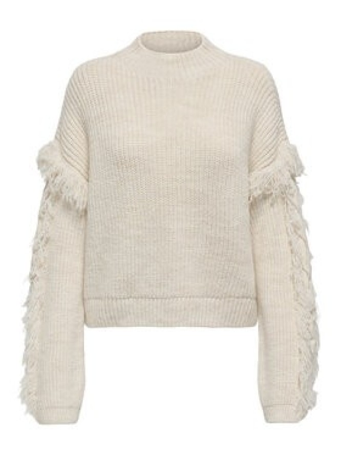 ONLY Sweter Molly 15363467 Beżowy Regular Fit
