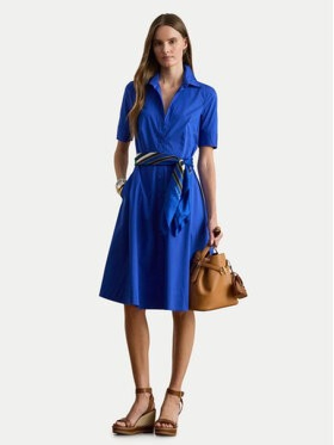 LAUREN RALPH LAUREN Sukienka koszulowa 200748950020 Niebieski Regular Fit
