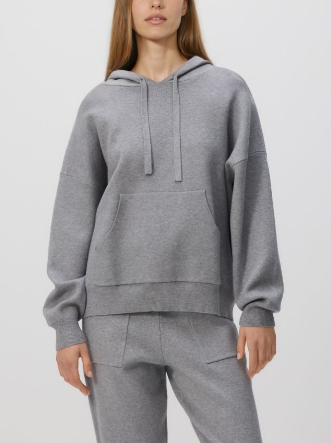 Sweter z wiskozą - szary