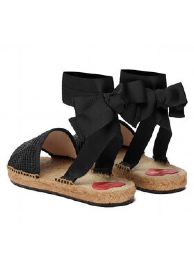 LOVE MOSCHINO Espadryle JA16222G0OJR100A Czarny