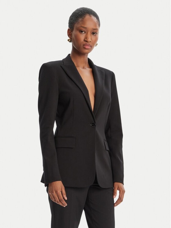 PINKO Marynarka 104903 A24C Czarny Regular Fit