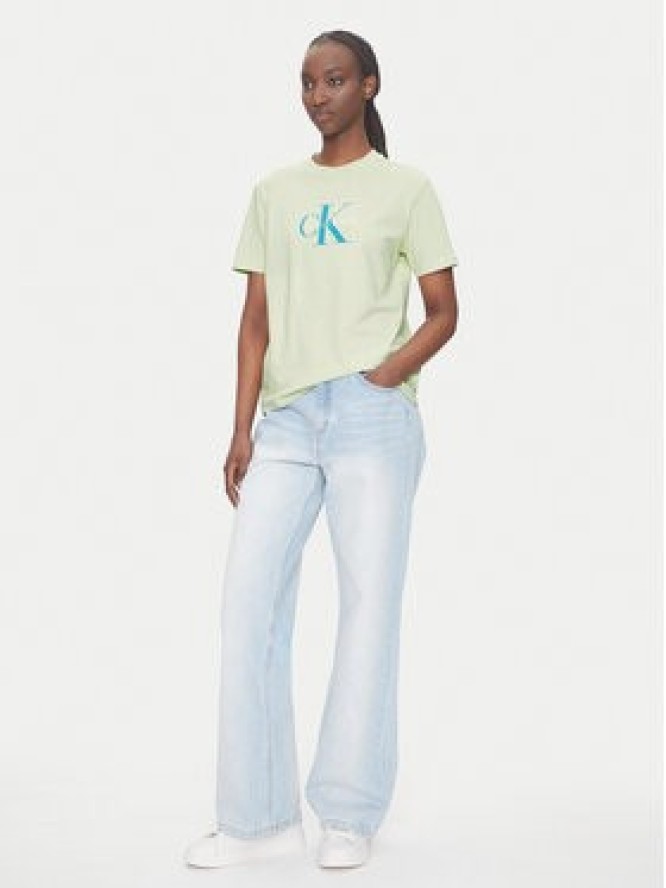 Calvin Klein Jeans T-Shirt Hero LV047B865G Beżowy Regular Fit