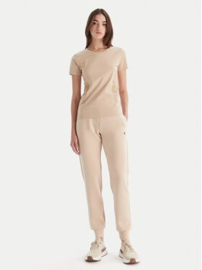 EA7 Emporio Armani T-Shirt 7W000521 AF12503 U1046 Beżowy Regular Fit