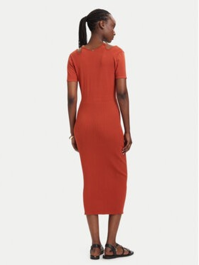 Fracomina Sukienka dzianinowa FJ26SD5001K56501 Czerwony jasny Slim Fit