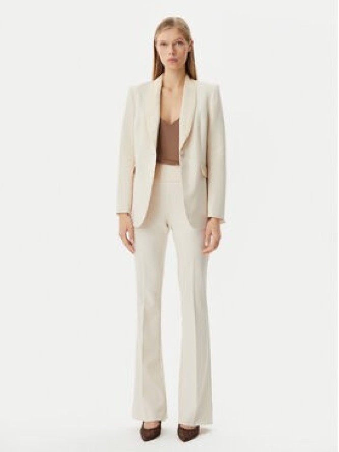 Rinascimento Spodnie materiałowe CFC0123106003 Beżowy Regular Fit