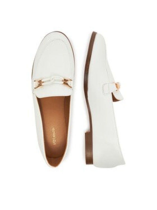 DeeZee Loafersy R8102 Biały