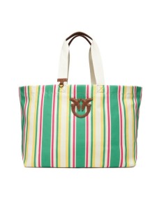 PINKO Torebka Shopping Bag Extra PE 25 PLTT 104754 A2G5 Zielony
