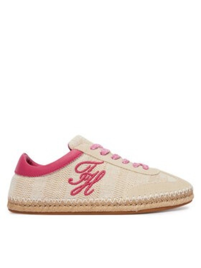 Tommy Hilfiger Espadryle Woven Logo Embroidery FW0FW09108 Beżowy