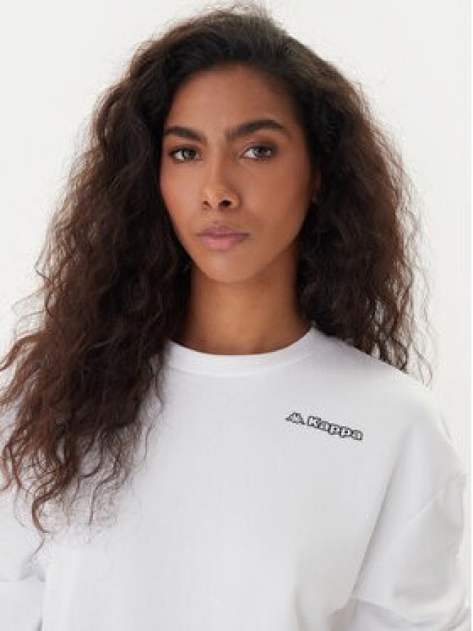 Kappa Bluza Logo Fekka 371M5EW Biały Regular Fit