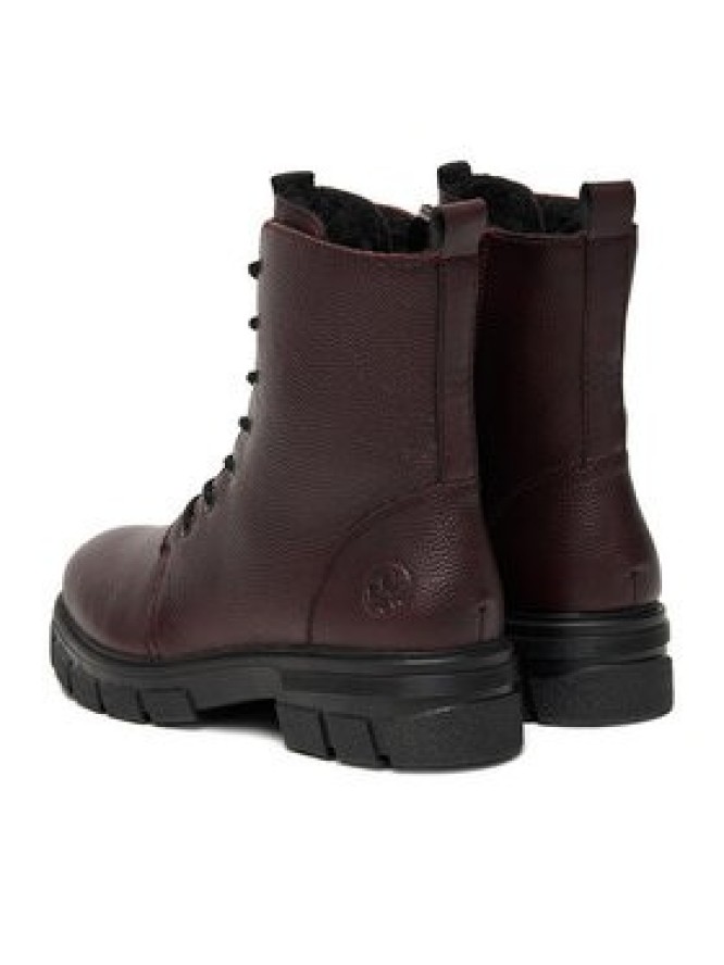 Rieker Trzewiki CEO-Z9116-35 Bordowy