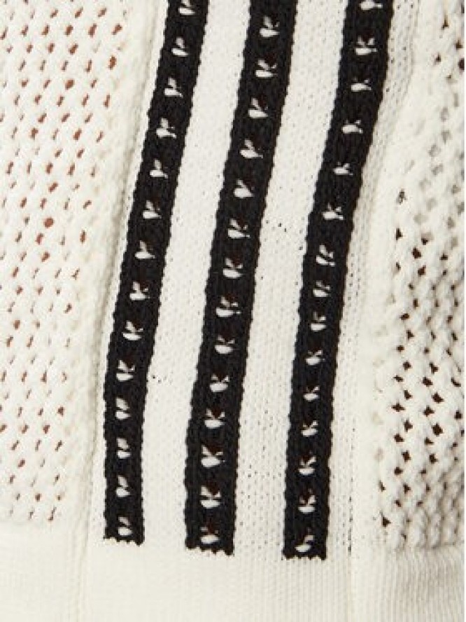 adidas Top Knitted Crochet KC6485 Biały Slim Fit