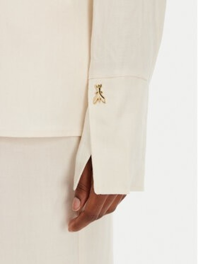 Patrizia Pepe Koszula 2C1602 A052 B823 Écru Regular Fit