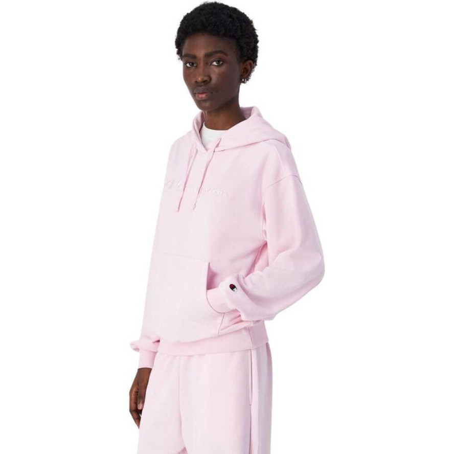 Bluza Z Kapturem Z Haftowanym Logo Dla Kobiet