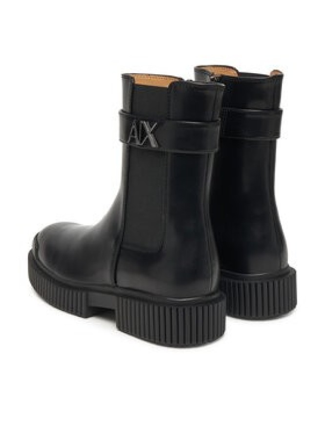 Armani Exchange Botki XW001634 AF17474 UC001 Czarny