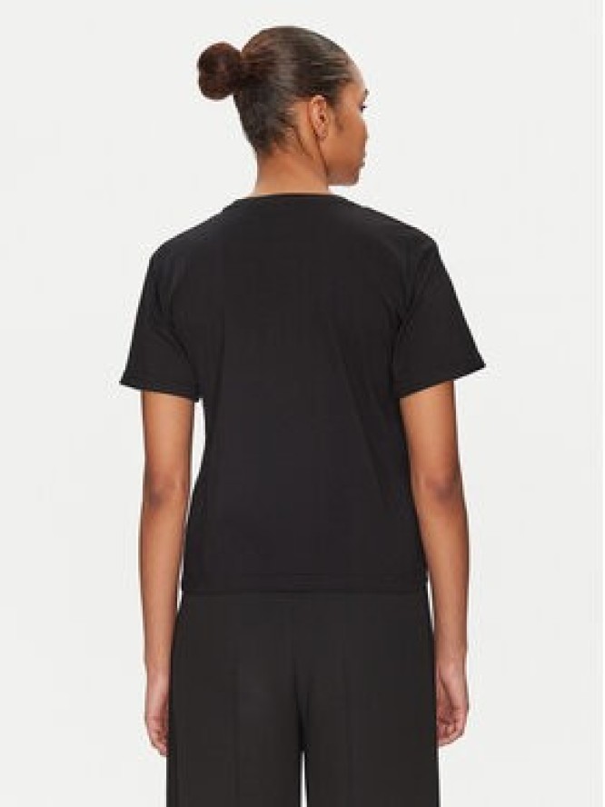 Morgan T-Shirt 251-DOUTI Czarny Regular Fit