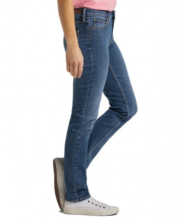 SPODNIE JEANSOWE DAMSKIE LEE Elly MID WORN L305SJVQ 112106215