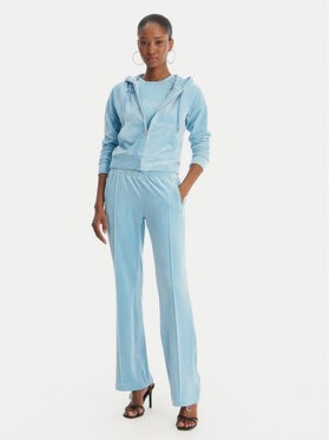 Juicy Couture Spodnie dresowe Tina JCWBJ126327 Błękitny Straight Leg