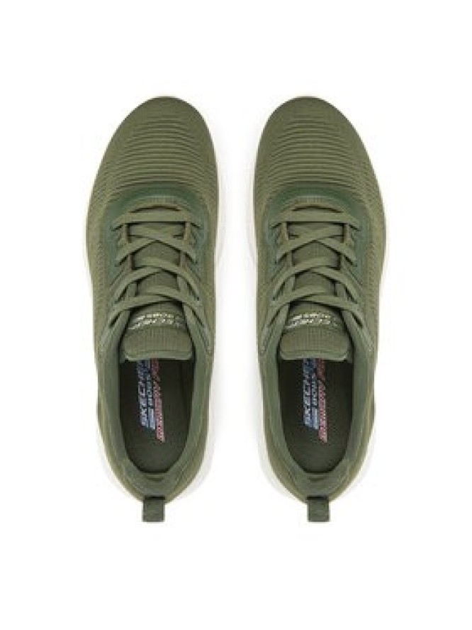 Skechers Sneakersy Bobs Squad-Tough Talk 32504/DKGR Zielony