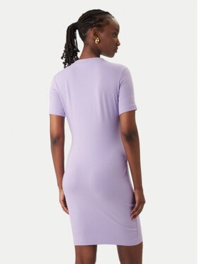 Versace Jeans Couture Sukienka codzienna 80HAOE01 CJ02E Fioletowy Slim Fit