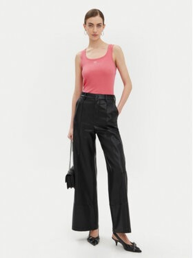 PINKO Top 100807 A2C1 Różowy Regular Fit