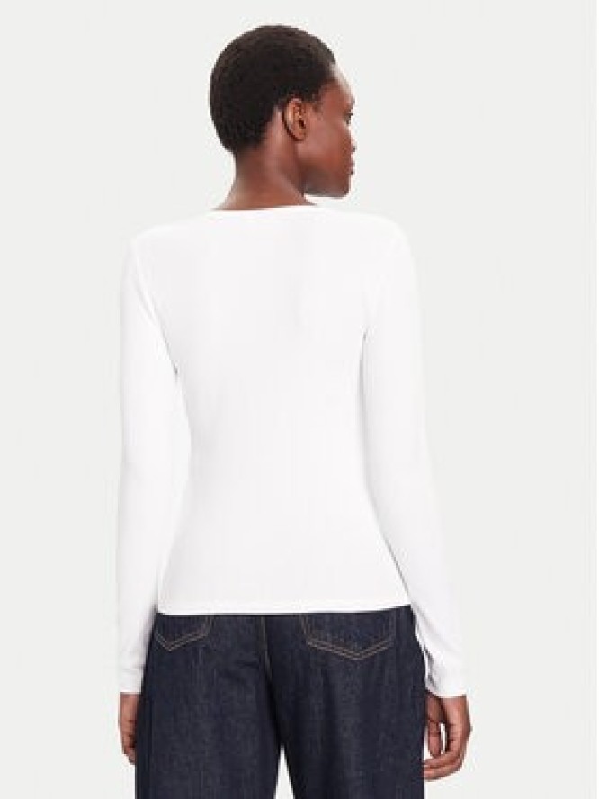 Calvin Klein Jeans Bluzka LV047D218G Biały Slim Fit