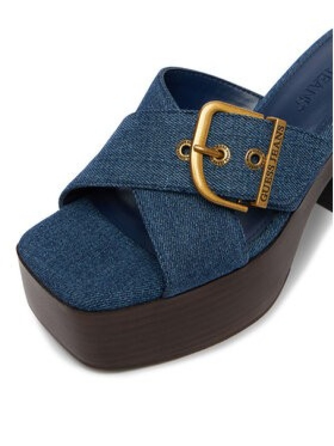 Guess Jeans Klapki CEO-JD421-3 Niebieski