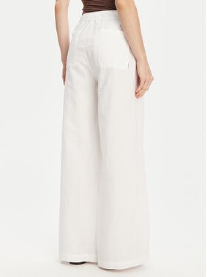 Mustang Spodnie materiałowe Tuscaloosa 1016583 Biały Wide Fit