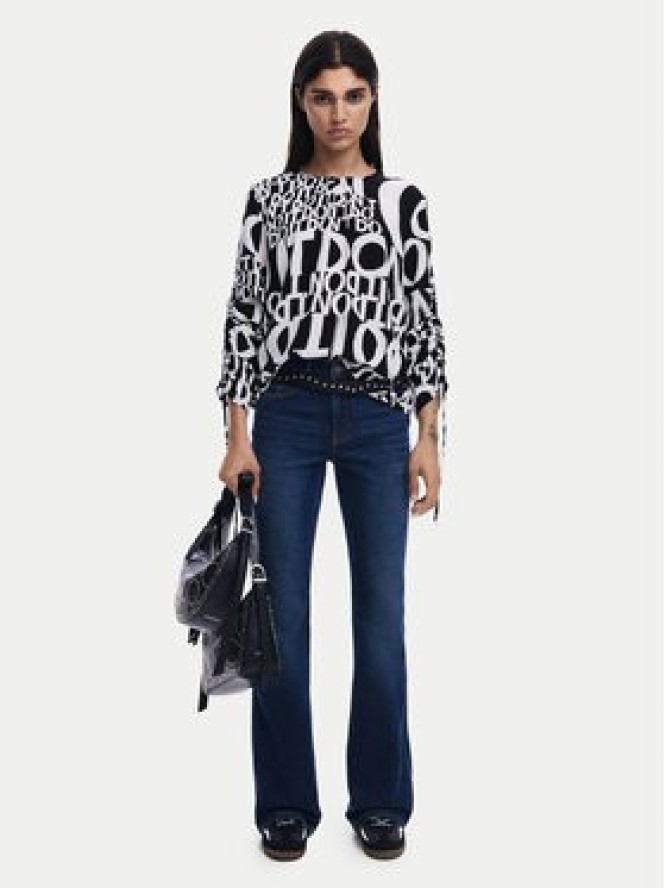 Desigual Bluzka 25SWBW04 Czarny Regular Fit