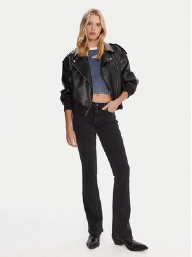 HUGO Jeansy Getti_B 50546332 Czarny Flare Fit