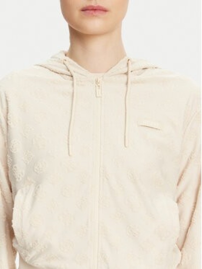 Guess Bluza V5GQ00 KCT02 Beżowy Regular Fit