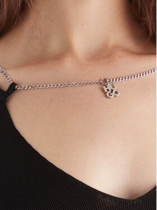 HUGO Sukienka dzianinowa Sibery 50548244 Czarny Slim Fit