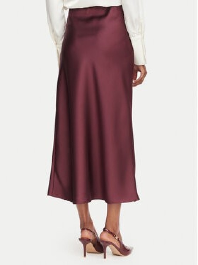 Rinascimento Spódnica midi CFC0130230003 Bordowy Regular Fit